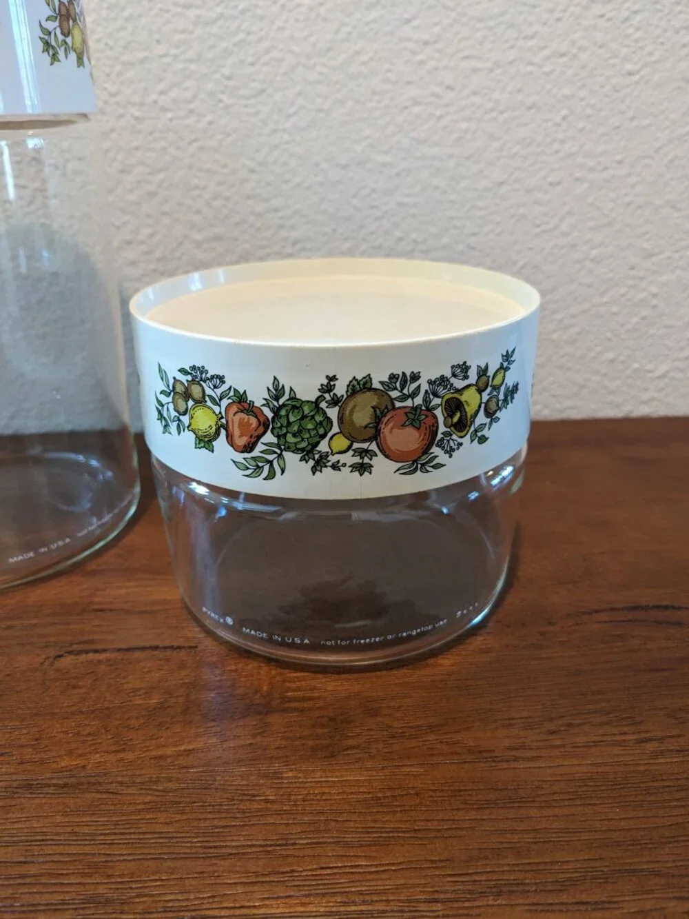 Lot of 2 Pyrex Spice of Life Canisters